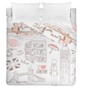 I Love London Drawing Duvet Cover Double Side (Queen Size) View1