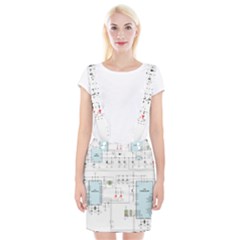 Circuits-electronics-atmel Braces Suspender Skirt by Jancukart