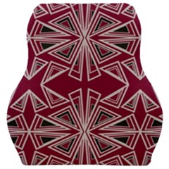 Abstract Pattern Geometric Backgrounds  Car Seat Velour Cushion  by Eskimos