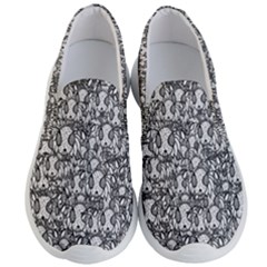 Sketchy Monster Insect Drawing Motif Pattern Men s Lightweight Slip Ons by dflcprintsclothing