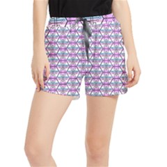 Hackers Town Void Mantis Hexagon Bigender Pride Flag Women s Runner Shorts by WetdryvacsLair