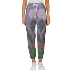 Purple Haze  Cropped Drawstring Pants by Hayleyboop