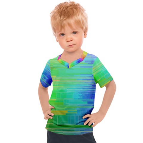 Colors-rainbow-chakras-style Kids  Sports Tee by Jancukart