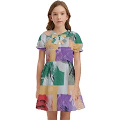 Order In Chaos Kids  Bow Tie Puff Sleeve Dress