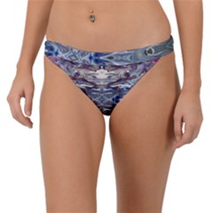 Abstract Pouring Band Bikini Bottom by kaleidomarblingart