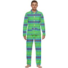 Green Machine Men s Long Sleeve Velvet Pocket Pajamas Set by Thespacecampers