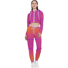 Destiny Sunrise Cropped Zip Up Lounge Set by Thespacecampers