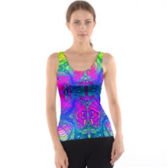 Liquidy Rainbow Tank Top by Thespacecampers