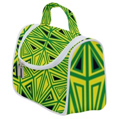 Abstract Pattern Geometric Backgrounds Satchel Handbag by Eskimos