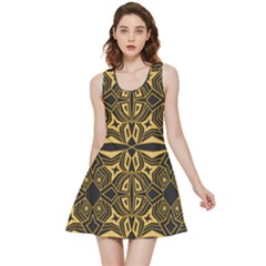 Abstract Pattern Geometric Backgrounds Inside Out Reversible Sleeveless Dress by Eskimos