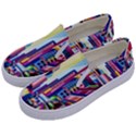 City-street-car-road-architecture Kids  Canvas Slip Ons View2