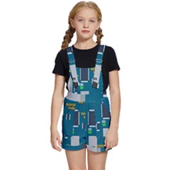 Amphisbaena Two Platform Dtn Node Vector File Kids  Short Overalls by Sapixe