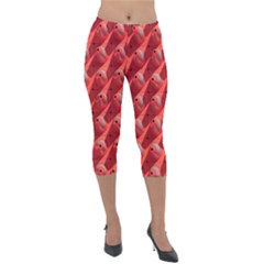 Sculpture-art-traffic-cones-plastic Lightweight Velour Capri Leggings  by Jancukart