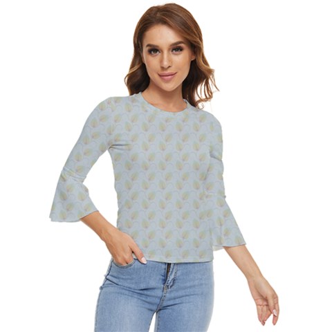 Digitalart Bell Sleeve Top by Sparkle