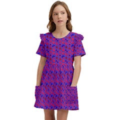 Digitalart Kids  Frilly Sleeves Pocket Dress by Sparkle