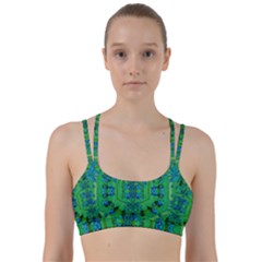 Vines Of Beautiful Flowers On A Painting In Mandala Style Line Them Up Sports Bra by pepitasart