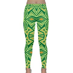 Abstract Pattern Geometric Backgrounds Classic Yoga Leggings by Eskimos