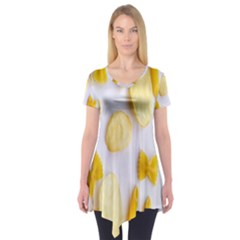 Pasta Short Sleeve Tunic  by nate14shop