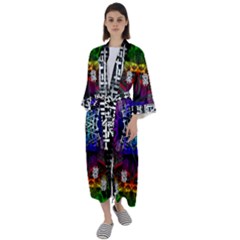 Img 20220803 002928 (6000 X 6000 Pixel) Maxi Satin Kimono by Drippycreamart