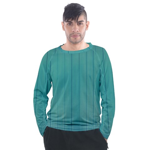 Green Surface  Men s Long Sleeve Raglan Tee by artworkshop