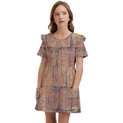  Wallpaper Architecture Kids  Frilly Sleeves Pocket Dress by artworkshop