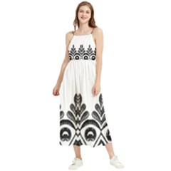 Im Fourth Dimension Black White 5 Boho Sleeveless Summer Dress by imanmulyana