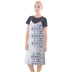 Im Fourth Dimension Black White 7 Camis Fishtail Dress by imanmulyana