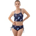 Eyes Evil Eye Blue Pattern Design Mini Tank Bikini Set View1