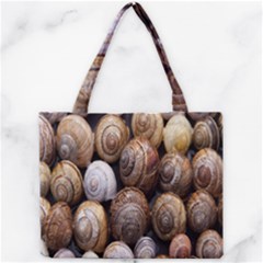 Snail Shells Pattern Arianta Arbustorum Mini Tote Bag by artworkshop