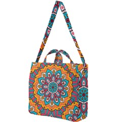 Mandala Spirit Square Shoulder Tote Bag by zappwaits