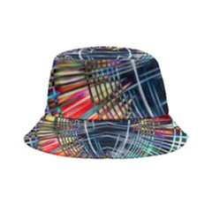 Color-background-structure-lines- Inside Out Bucket Hat by Jancukart