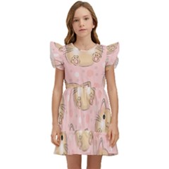 Cat-cats Kids  Winged Sleeve Dress by nateshop