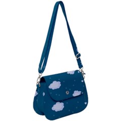 Clouds Saddle Handbag by nateshop