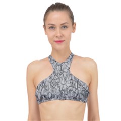 Comb High Neck Bikini Top by nateshop