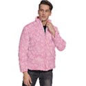 Pink Men s Puffer Bubble Jacket Coat View3