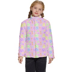 Dungeons And Cuties Kids  Puffer Bubble Jacket Coat by thePastelAbomination