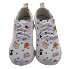 Cat Kitten Design Pattern Athletic Shoes by Sapixe