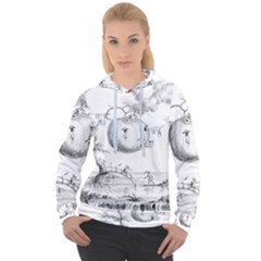 Vectors Fantasy Fairy Tale Sketch Women s Overhead Hoodie by Sapixe