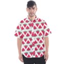 Illustration Watermelon Fruit food Melon Men s Short Sleeve Shirt View1