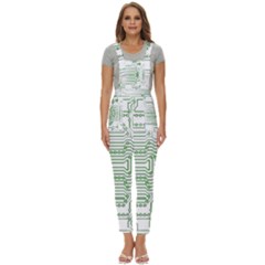 Circuit Board Women s Pinafore Overalls Jumpsuit by Sapixe