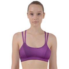 Background-purple Line Them Up Sports Bra by nateshop