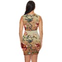 Flower Cubism Mosaic Vintage Draped Bodycon Dress View4