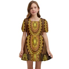 Fractal Kids  Short Sleeve Dolly Dress by nateshop