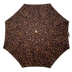 Coffee Beans Food Texture Straight Umbrellas by artworkshop