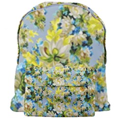 Background-flower White Giant Full Print Backpack by nateshop