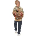 Flower Cubism Mosaic Vintage Kids  Hooded Pullover View2