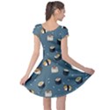 Sushi Pattern Cap Sleeve Dress View2