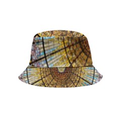 Barcelona Stained Glass Window Bucket Hat (kids) by Amaryn4rt