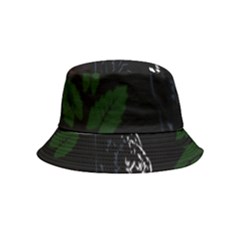 Nature Night Foliage Mountains Inside Out Bucket Hat (kids) by Amaryn4rt