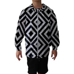 Background Pattern Geometric Kids  Hooded Windbreaker by Amaryn4rt